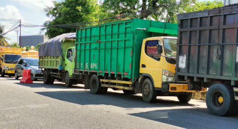 Puluhan Mobil Truk Angkutan Batubara di Jambi Diamankan Langgar Tonase