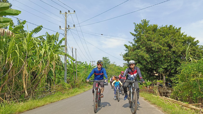 Bersepeda Bersama, Managemen PLN UP3 Jambi Lakukan Gerakan "Cross Gass" Amankan Aset Kelistrikan