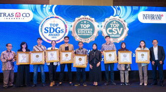 Peduli terhadap Aksi Sosial, Ini Jajaran Perusahaan Peraih Top CSR, CSV dan SDGs Award 2024