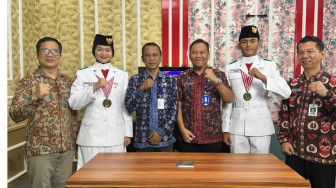 Poadcast Sahabat Disdik Sampaikan Informasi Seputar Pendidikan, Tampilkan 2 Paskibraka Nasional