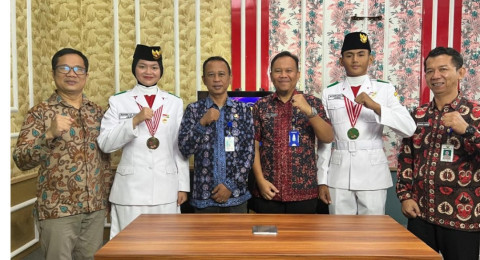 Poadcast Sahabat Disdik Sampaikan Informasi Seputar Pendidikan, Tampilkan 2 Paskibraka Nasional