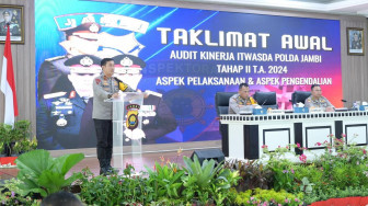 Kapolda Jambi Buka Audit Kinerja Itwasda TA 2024