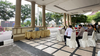 Polda Jambi Nonton Bareng, Pelantikan Presiden dan Wakil Presiden.