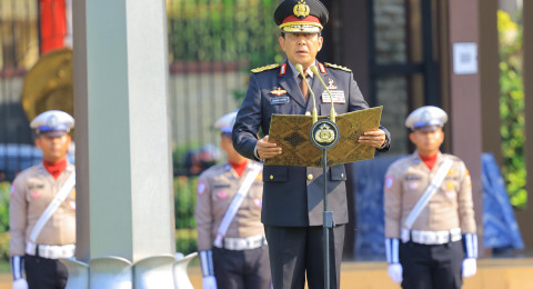 Mabes Polri Gelar Upacara Sumpah Pemuda: Indeks Pembangunan Pemuda Harus Ditingkatkan