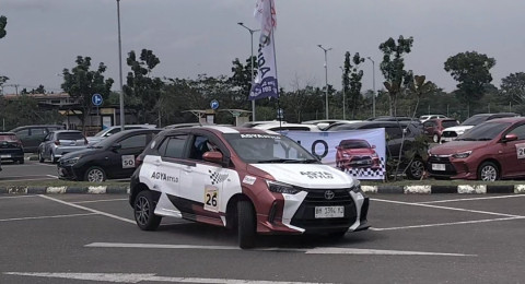 Pekan Raya Agya 2: Aksi Slalom Memukau Alinka Hardianti di Event Agya Stylo Jambi