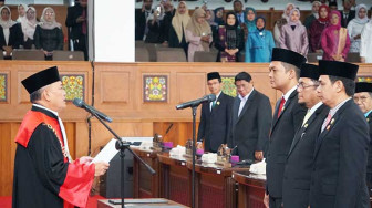 Pimpinan DPRD Provinsi Jambi Dilantik, Hafiz: Langkah Laksanakan Tugas