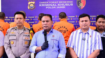 Ditreskrimsus Polda Jambi Beberkan Penangkapan Minyak Ilegal