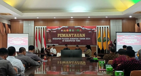 Jambi Masuk Empat Besar Daerah Teraman Penyelenggaraan Pilkada Serentak 2024