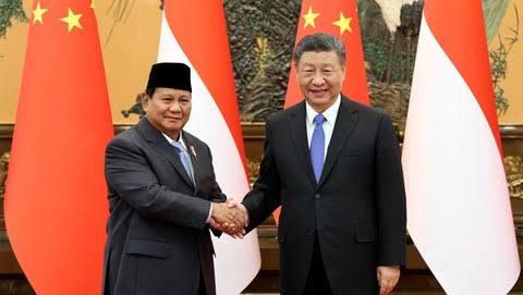 Presiden RI Prabowo Subianto dan Presiden China