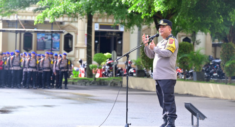 Menjelang Pilkada serentak 2024, Polda Jambi Pastikan Kesiapan Personil Pengamanan TPS.