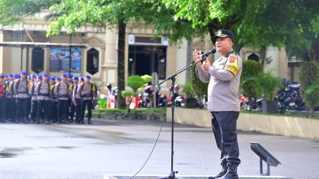 Menjelang Pilkada serentak 2024, Polda Jambi Pastikan Kesiapan Personil Pengamanan TPS.