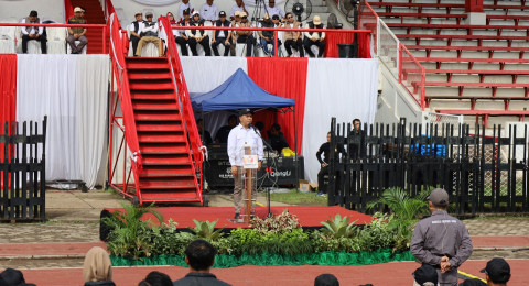 Apel Siaga Pengawasan Pemilu, Ketua Bawaslu Tekankan Tidak ada Lagi Aktivitas Kampanye.