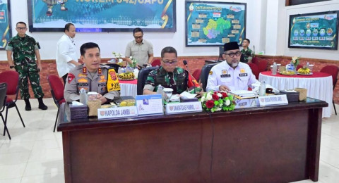 Pantau Pilkada Serentak,Polda Jambi Terima Arahan dari Menteri Koordinator Politik dan Keamanan