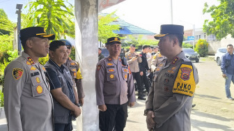 Kapolda Jambi Pastikan Rapat Pleno Panitia Pelaksana Kecamatan Siulak Berjalan Kondusif