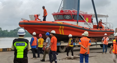 Pelindo Jambi Bantu Basarnas Tingkatkan Kesiapsiagaan Hadapi Cuaca Ekstrem