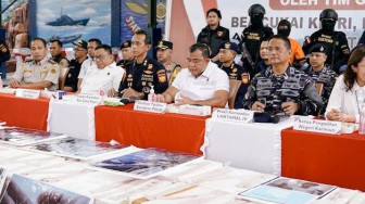 Bareskrim Polri Gagalkan Penyelundupan 151 Ribu Benih Lobster di Perairan Bintan