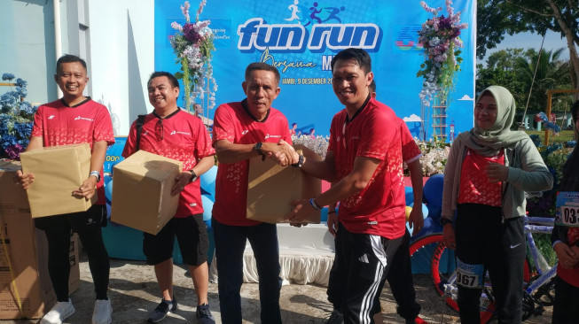 Keberuntungan dari  Fun Run Pertamina EP Jambi.