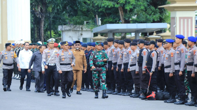 Polda Jambi Gelar Apel Operasi Lilin 2025 untuk Pengamanan Natal dan Tahun Baru