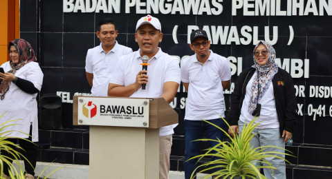 Ciptakan Pemilu yang Aman, Bawaslu Jambi Apresiasi Kepolisian Selama Tahun 2024