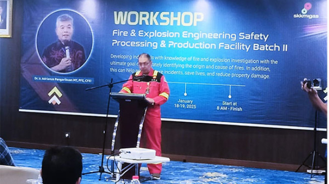 Gelar Workshop Fire & Explosion Engineering Safety Processing & Production Facility Batch II SKK Migas PetroChina Undang Stake Holder Provinsi dan Kabupaten