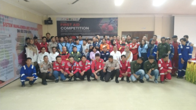 Memperingati K3 Nasional, SKK Migas - PetroChina International Jabung Ltd Gelar First Aid Competition