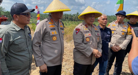 Mendukung Program Asta Cita Presiden Wakapolda Jambi Pimpin Kegiatan Penanaman Bibit Jagung