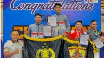 Dua Atlit Taekwondo Polda Jambi Raih Medali