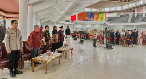 Kabid Humas Polda Jambi Hadiri Sidang Senat Terbuka Pengukuhan Guru Besar Universitas Jambi