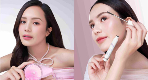 Valentine Romantis dengan Make Up Korean Look ala Beby Tsabina Gunakan Produk Barenbliss