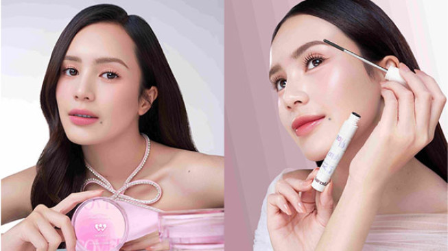 Valentine Romantis dengan Make Up Korean Look ala Beby Tsabina Gunakan Produk Barenbliss