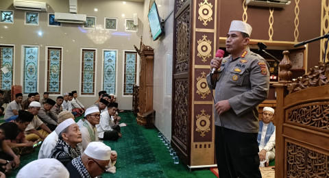 Ditbinmas  Polda Jambi Gelar Tarawih Keliling, Pererat Silaturahmi di Bulan Suci.