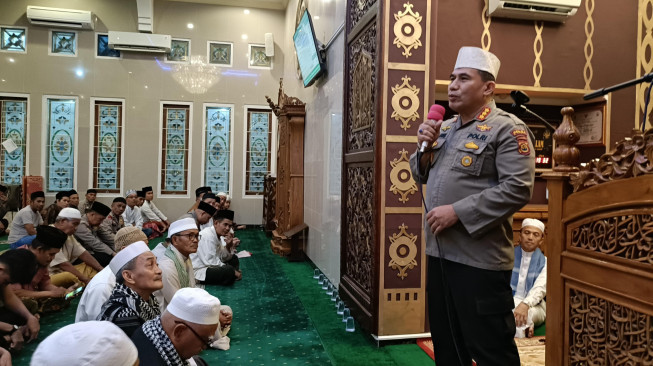 Ditbinmas  Polda Jambi Gelar Tarawih Keliling, Pererat Silaturahmi di Bulan Suci.