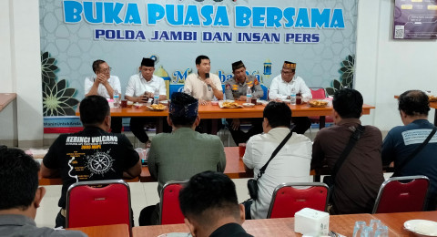 Polda Jambi Gelar Buka Bersama, Bersama Insan Pers.