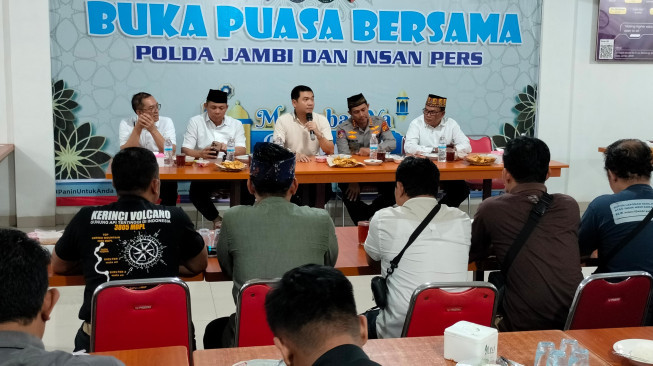 Polda Jambi Gelar Buka Bersama, Bersama Insan Pers.