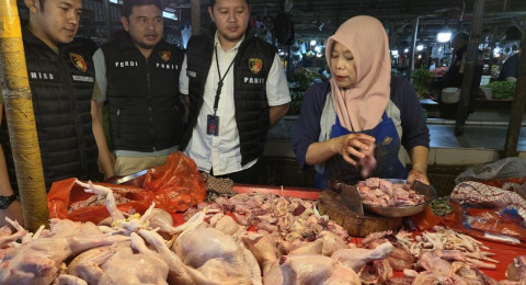 Dua Pekan Ramadan ini Harga Daging di Pasar Angso Duo