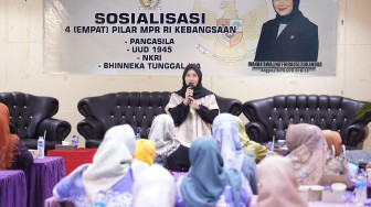 Di Depan Masyarakat Bungo, Senator Ivanda Komitmen Edukasi Empat Pilar MPR