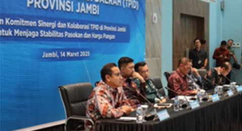 HLM TPID 2025 Penguatan Komitmen Sinergi dan Kolaborasi TPID di Provinsi Jambi Menjaga Stabilitas Pasokan dan Harga Pangan