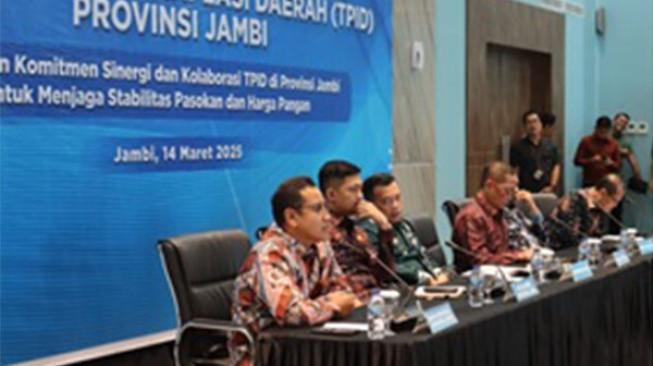 HLM TPID 2025 Penguatan Komitmen Sinergi dan Kolaborasi TPID di Provinsi Jambi Menjaga Stabilitas Pasokan dan Harga Pangan