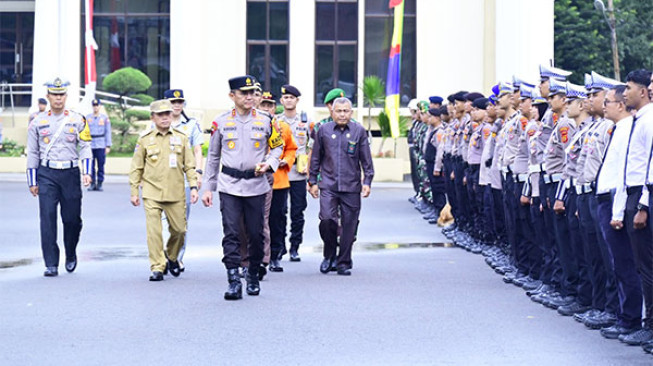 Kapolda Baru Langsung Pimpin Apel Operasi Ketupat