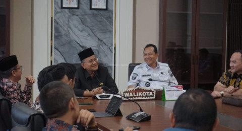 Bupati Muaro Jambi Rapat Bersama Walikota Jambi Terkait Pengolahan Sampah