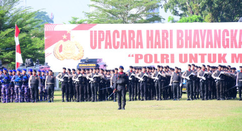 Kepolisian Daerah Jambi Peringati Hari Ulang Tahun Bhayangkara ke 79