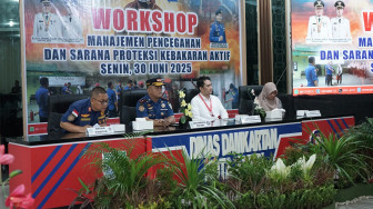 Dinas Damkartan Kota Jambi Gelar Whorkshop Pencegahan Kebakaran