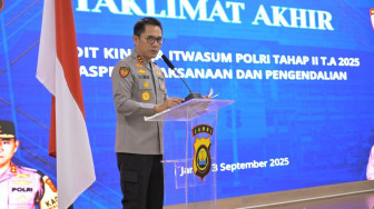 Polda Jambi Gelar Acara Taklimat Akhir Audit Kinerja Itwasum Polri Tahap II 2025