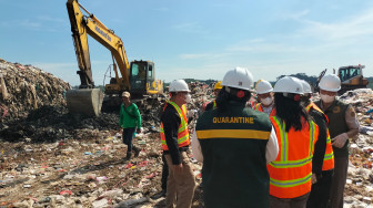 Polairud Polda Jambi Musnahkan Bawang Merah Ilegal