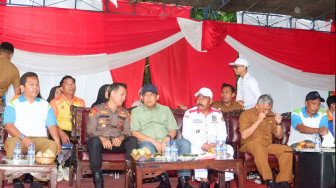 Bupati Muaro Jambi Resmi Buka Turnamen Bola Voli HUT ke-4 Club Angkasa Desa Jambi Tulo
