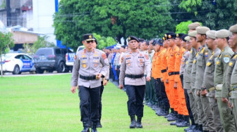 Polda Jambi Gelar Apel Kesiapsiagaan Tanggap Darurat Bencana Hidrometeorologi