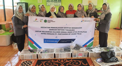 Peluang Baru UMKM Binaan PEP Jambi, Limbah Kuliner Jadi Kompos