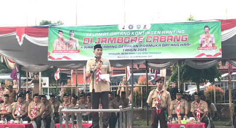 Bupati Batang Hari Resmi Buka Jambore Cabang Pramuka 2025, Tekankan Pentingnya Karakter dan Kesehatan