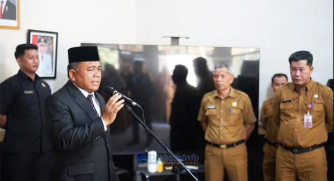 Budi Hartono Lantik Aprisal sebagai Sekretaris Inspektorat Muaro Jambi