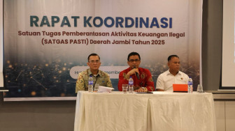 OJK Jambi Gelar Rakorda Satgas Pasti, Perkuat Koordinasi Penanganan Keuangan Ilegal